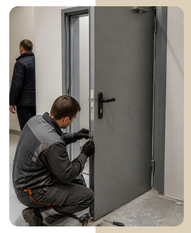 Ремонт противопожарной двери в Благовещенске по цене 6751 р. | ДвериЛегко-Бгв