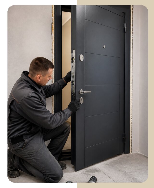 Установка сейфовой двери в Благовещенске по цене от 7790 р. | ДвериЛегко-Бгв