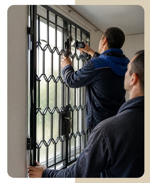 Установка распашных решеток в Благовещенске цена от 6751 р. | ДвериЛегко-Бгв